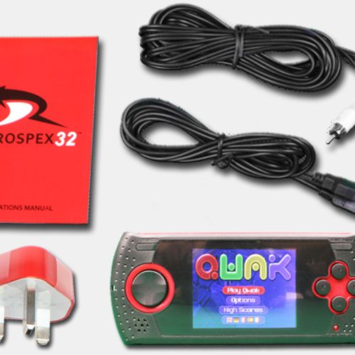 Retrospex 32 instructions, cables and handheld console