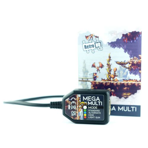 Mega Multi in front of the Mega Multi manual
