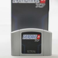 EverDrive 64 X7 Cart in front of blurry box